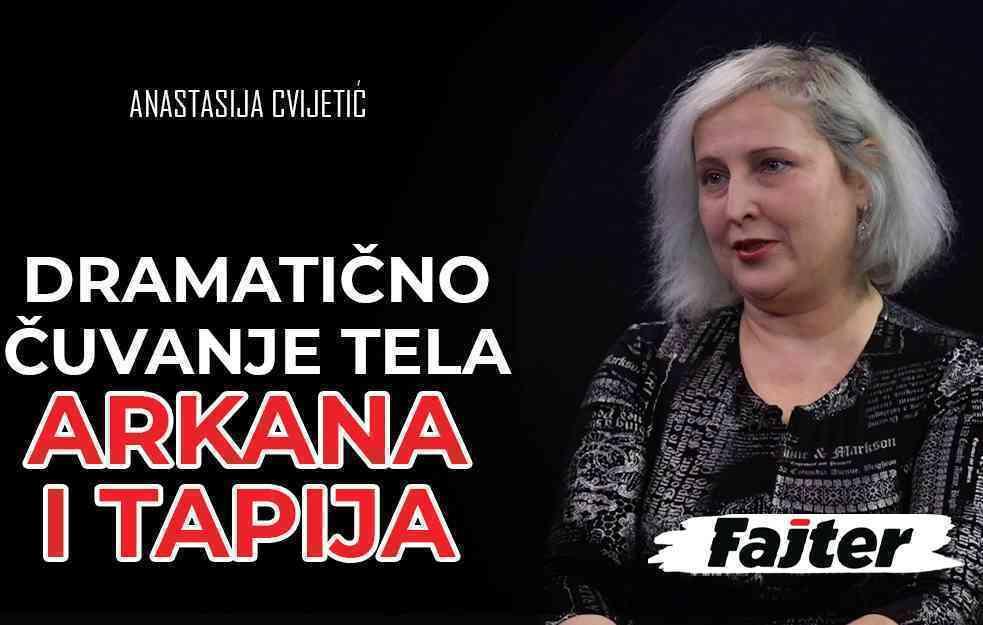 DRAMATIČNO ČUVANJE TELA  ARKANA I TAPIJA: ANASTASIJA CVIJETIĆ (VIDEO)
